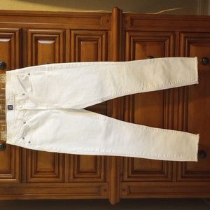 GAP WHITE DENIM SKINNY JEANS